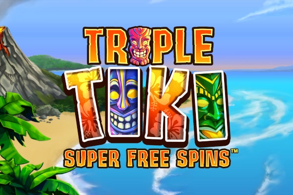 Triple Tiki Super Free Spins Logo