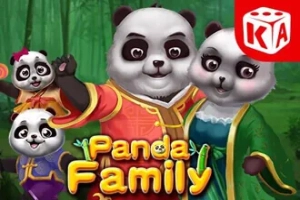 Panda Family Logo