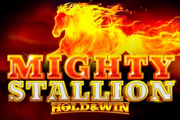 Mighty Stallion Hold & Win Logo
