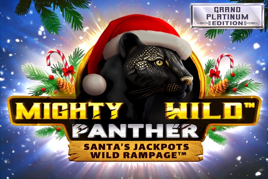 Mighty Wild: Panther Grand Platinum Edition Santa's Jackpots Logo