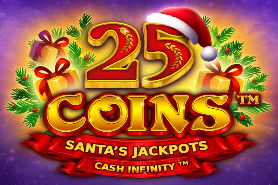 25 Coins Santa's Jackpots Logo