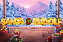 Santa Vs Rudolph Logo