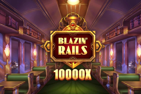 Blazin' Rails Logo