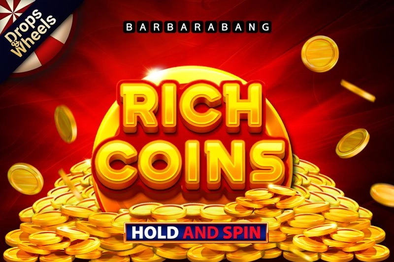 Rich Coins Hold and Spin Logo