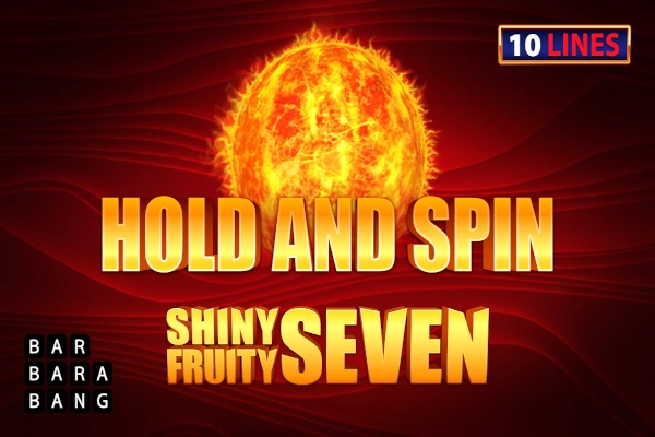 Shiny Fruity Seven 10 Lines Hold and Spin Logo