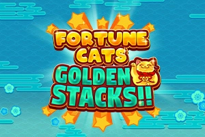 Fortune Cats Golden Stacks Logo