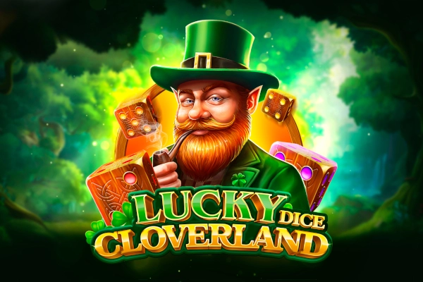 Lucky Cloverland Dice Logo