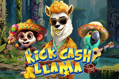 Kick Cash Llama Logo