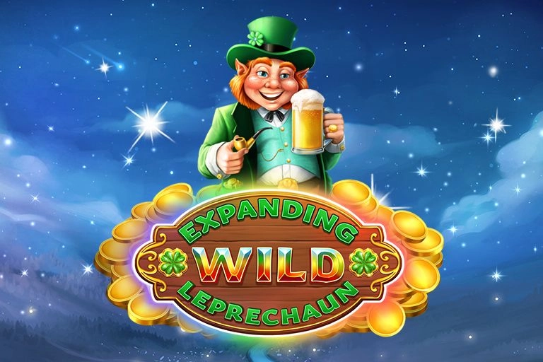 Expanding Wild Leprechaun Logo