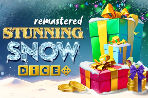 Stunning Snow Remastered Dice Logo