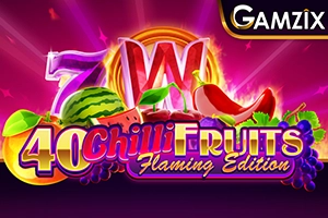 40 Chilli Fruits Flaming Edition Logo