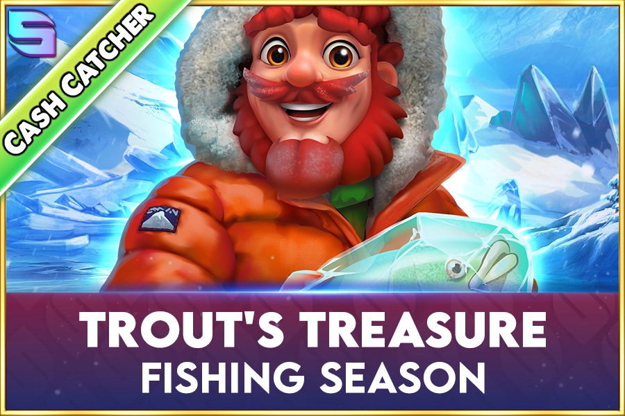 Trout's Treasure Fishing Season Logo