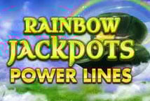 Rainbow Jackpots Power Lines Logo