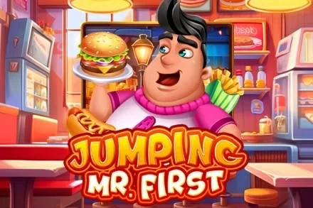 Jumping Mr. First Logo