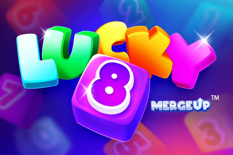 Lucky 8 Merge Up Logo