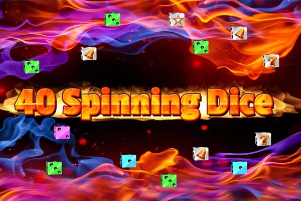 40 Spinning Dice Logo