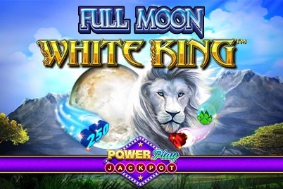 Full Moon: White King PowerPlay Jackpot Logo
