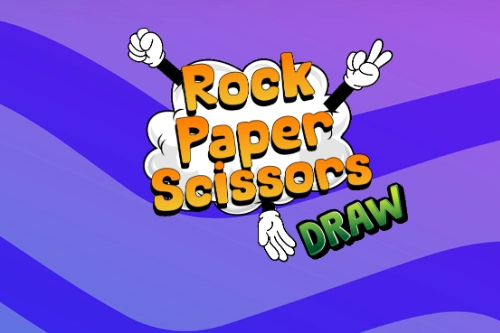 Rock Paper Scissors DRAW! Logo
