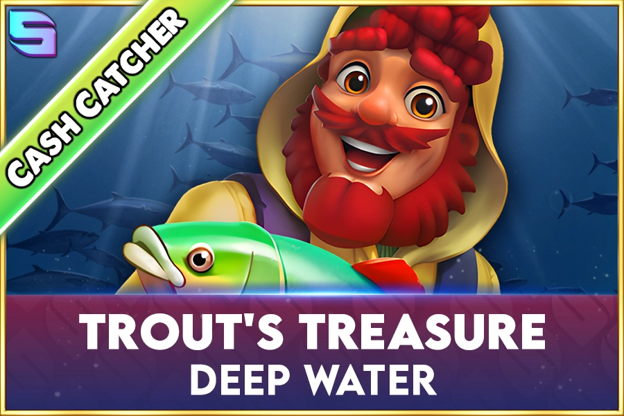Trout's Treasure Deep Water Logo