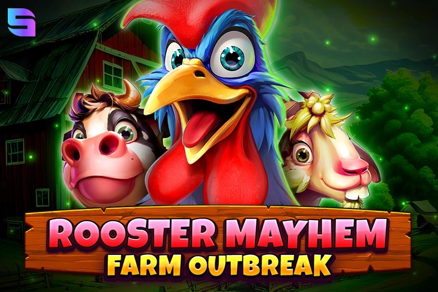Rooster Mayhem Farm Outbreak Logo