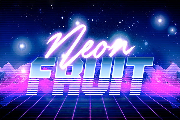 Neon Fruit Logo