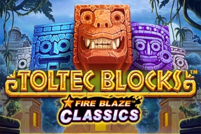 Fire Blaze Toltec Blocks Logo