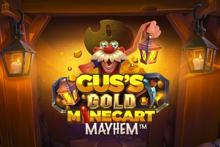 Gus's Gold: Minecart Mayhem Logo