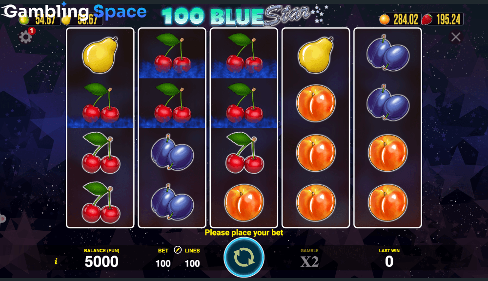 100 Blue Star – Screenshot 1