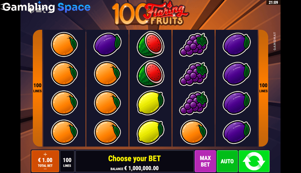 100 Flaring Fruits – Screenshot 1