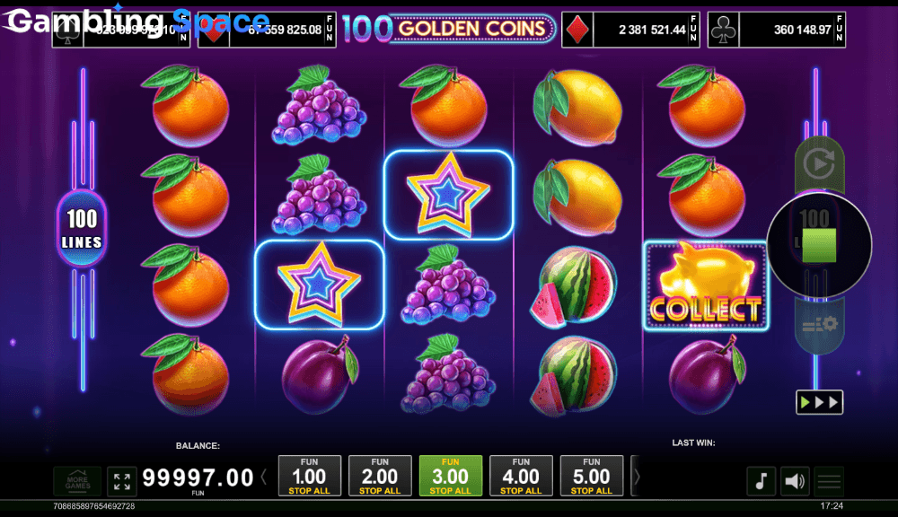 100 Golden Coins – Screenshot 2