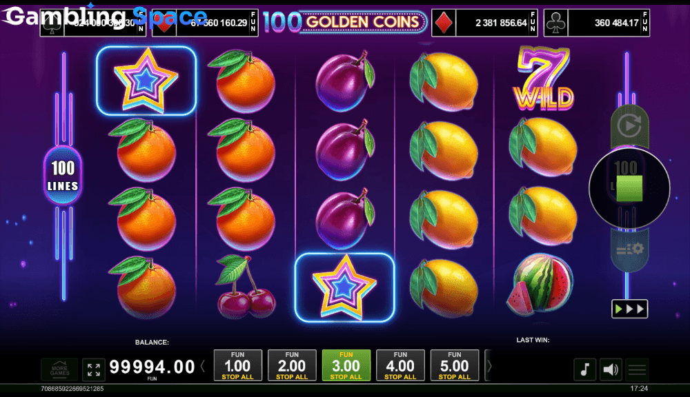 100 Golden Coins – Screenshot 3