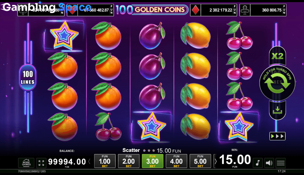 100 Golden Coins – Screenshot 4