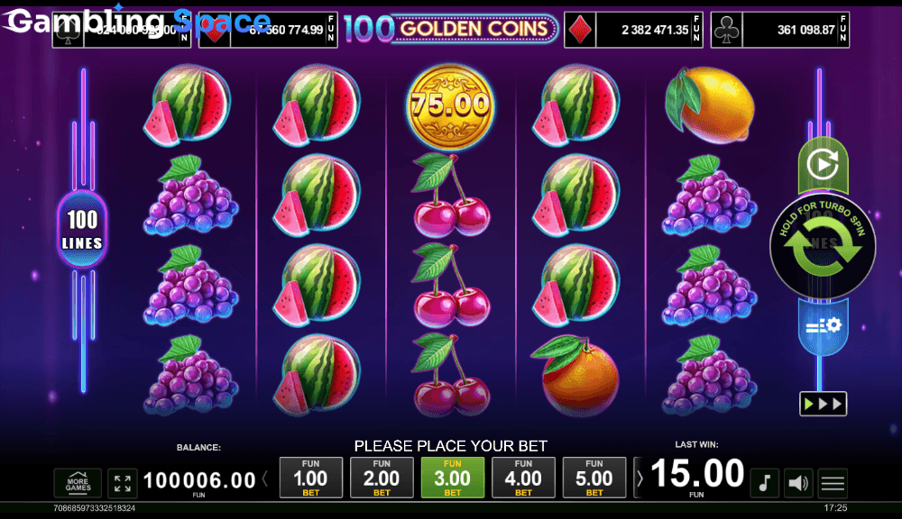 100 Golden Coins – Screenshot 5