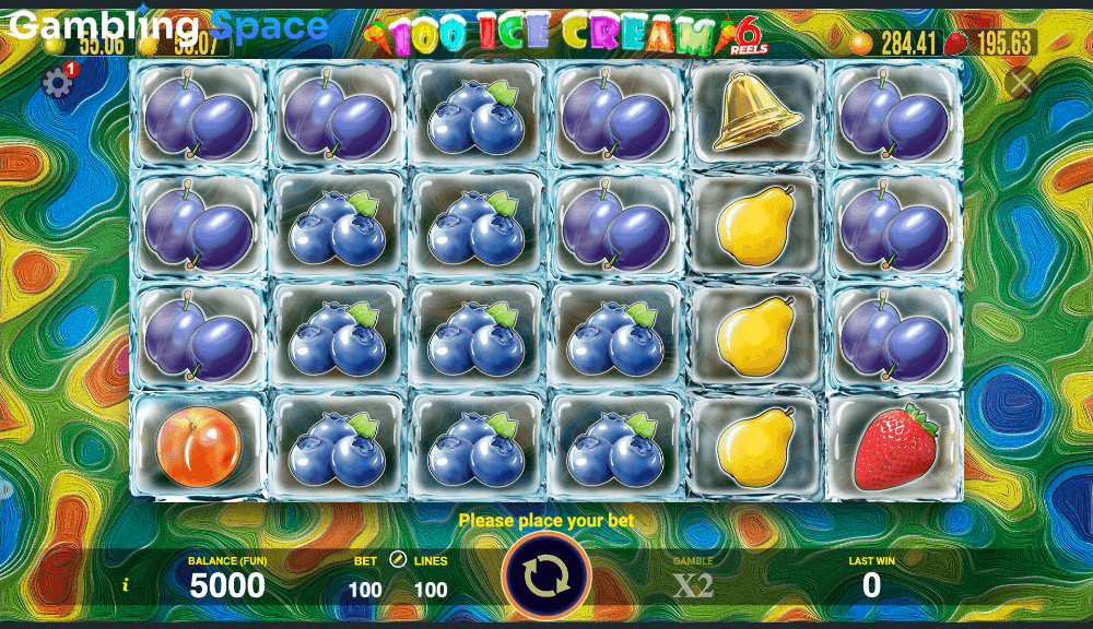 100 Ice Cream 6 Reels – Screenshot 1