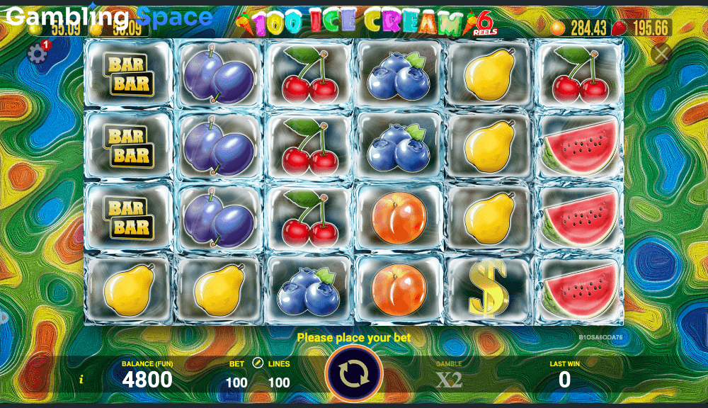 100 Ice Cream 6 Reels – Screenshot 3