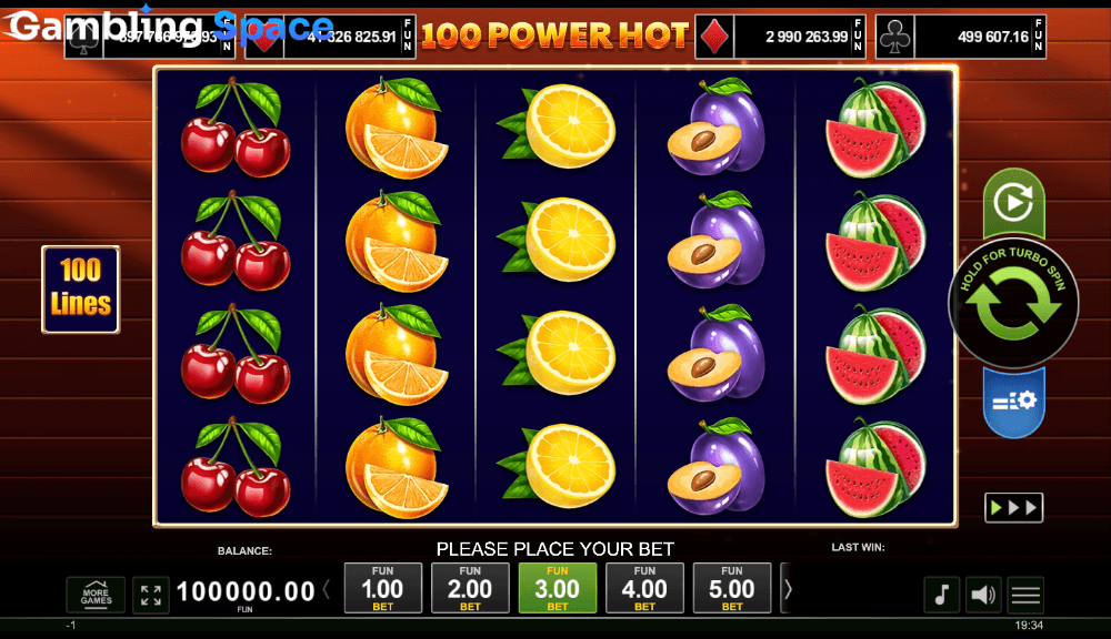 100 Power Hot – Screenshot 1