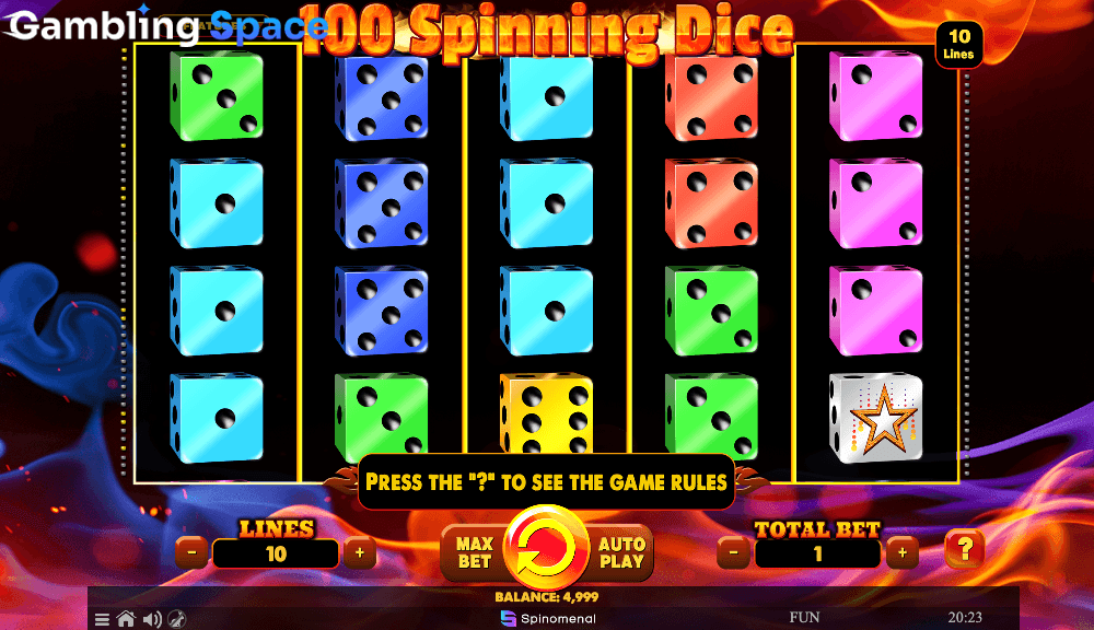 100 Spinning Dice – Screenshot 2