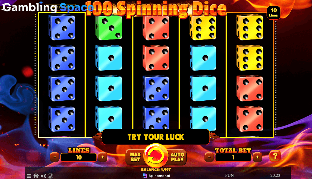 100 Spinning Dice – Screenshot 4