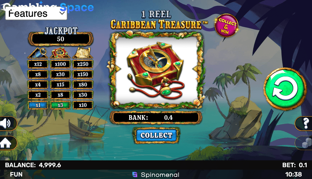 1 Reel Caribbean Treasure – Screenshot 6