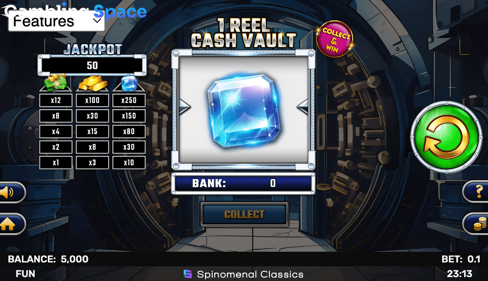1 Reel - Cash Vault – Screenshot 2
