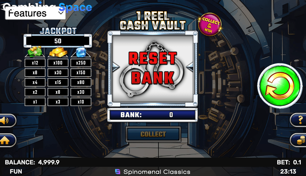1 Reel - Cash Vault – Screenshot 3