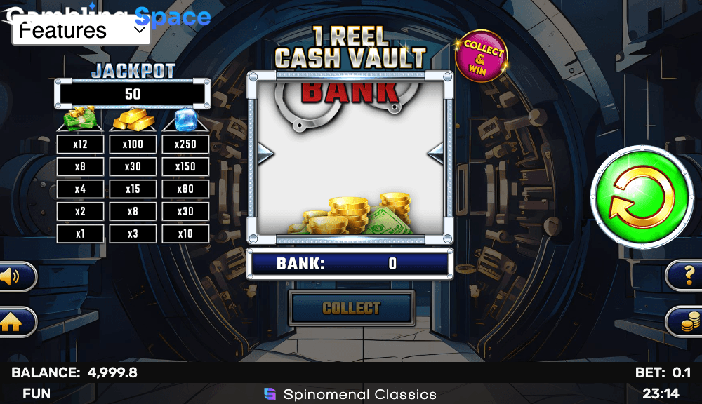 1 Reel - Cash Vault – Screenshot 4
