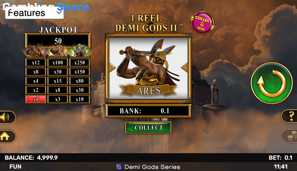 1 Reel Demi Gods II – Screenshot 3
