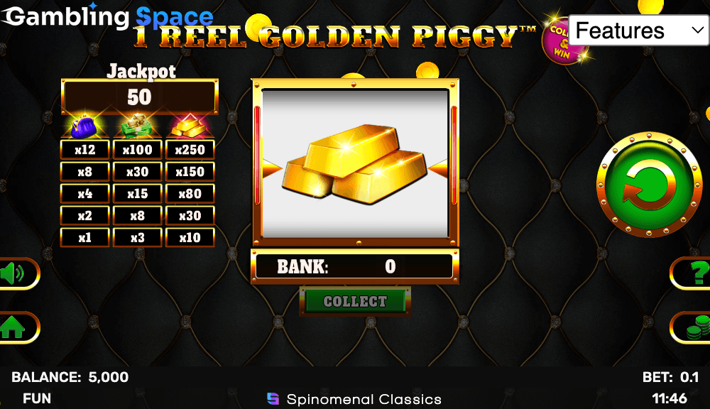 1 Reel Golden Piggy – Screenshot 2