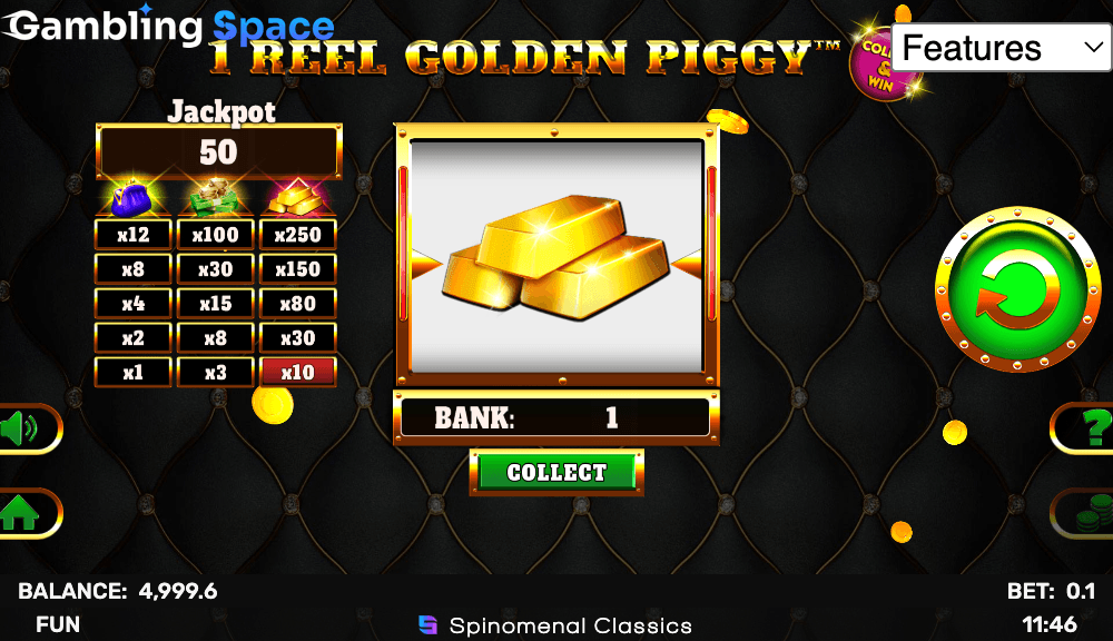 1 Reel Golden Piggy – Screenshot 6