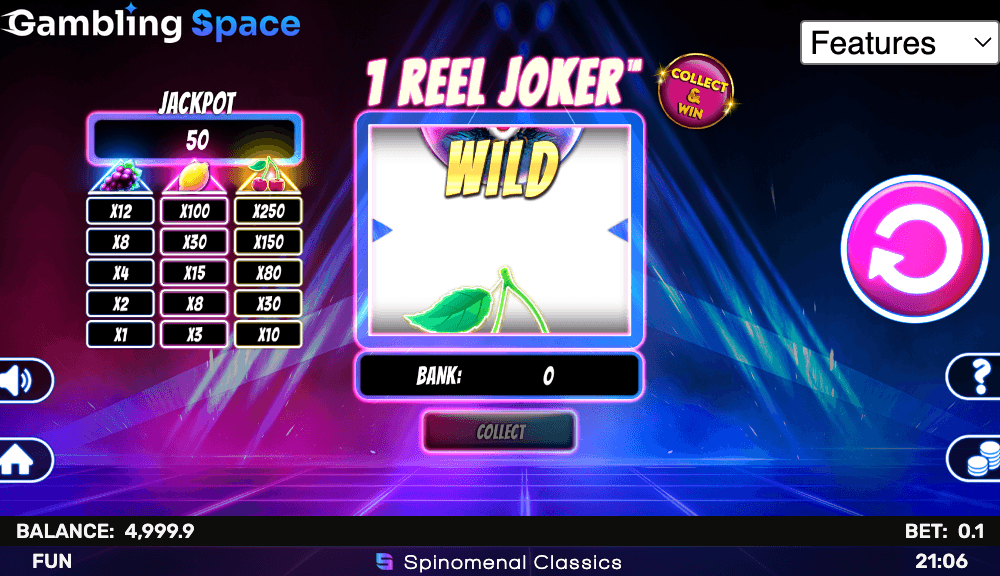 1 Reel Joker – Screenshot 3