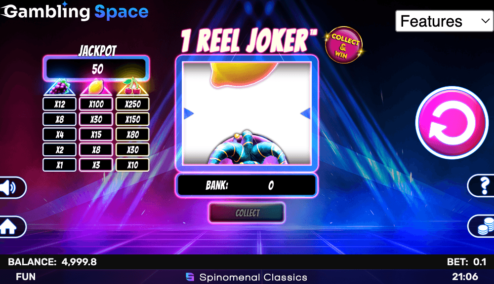 1 Reel Joker – Screenshot 4
