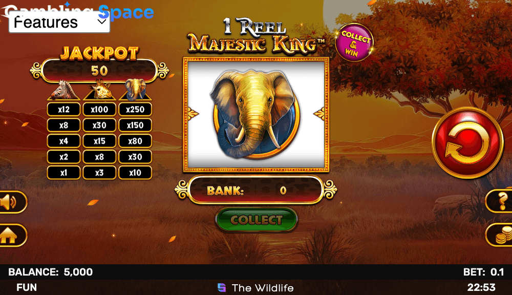 1 Reel Majestic King – Screenshot 2