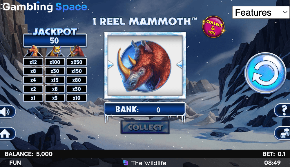 1 Reel Mammoth – Screenshot 2