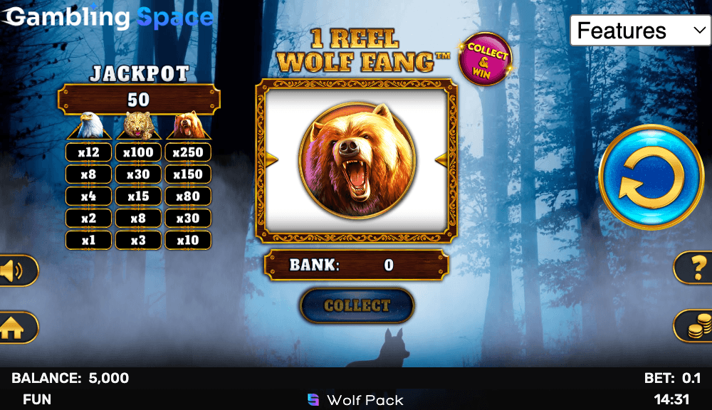 1 Reel Wolf Fang – Screenshot 2